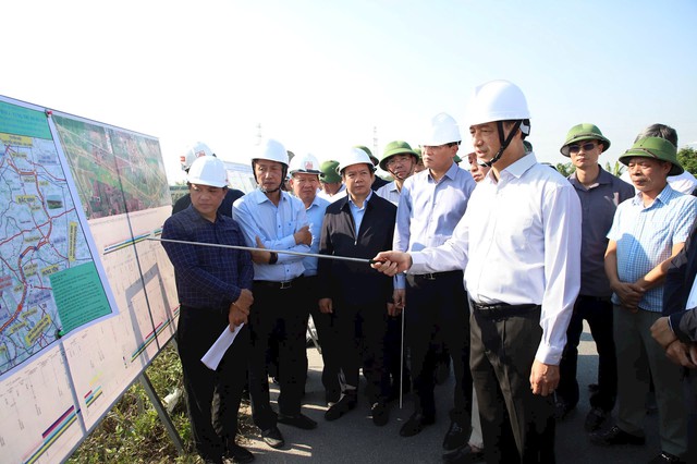 Tiến độ dự án cao tốc hơn 112km, đi qua 3 tỉnh Hà Nội - Hưng Yên - Bắc Ninh sau hơn 2 năm khởi công - Ảnh 1.