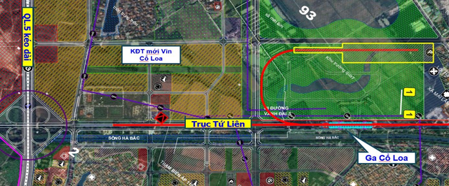 Chi tiết bản đồ và vị trí 4 nhà ga quan trọng của tuyến đường sắt Hà Nội - Quảng Ninh do VinSpeed triển khai - Ảnh 2.