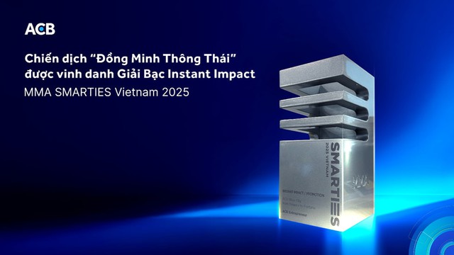 ACB vinh dự nhận giải bạc tại MMA SMARTIES Vietnam 2025 với chiến dịch “Đồng minh thông thái” - Ảnh 1.