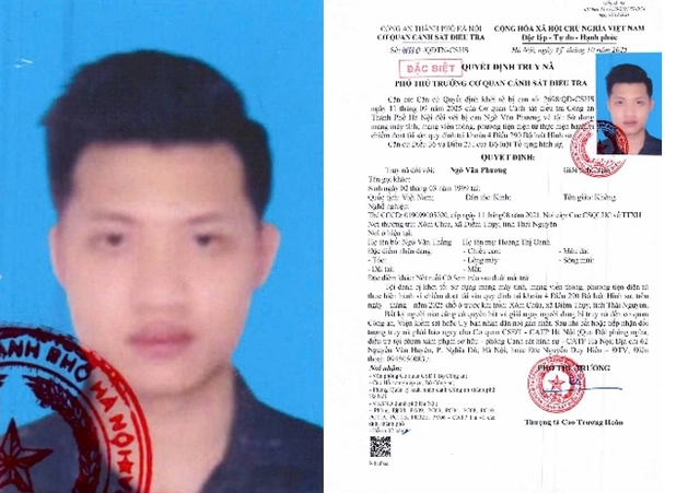 Khởi tố, truy nã Ngô Văn Phương sinh năm 1999 - Ảnh 1.