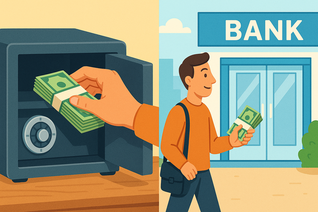 Nhiều người chọn giữ tiền tiết kiệm tại nhà, dù rất  tin tưởng vào ngân hàng và các tổ chức tín dụng? - Ảnh 1.