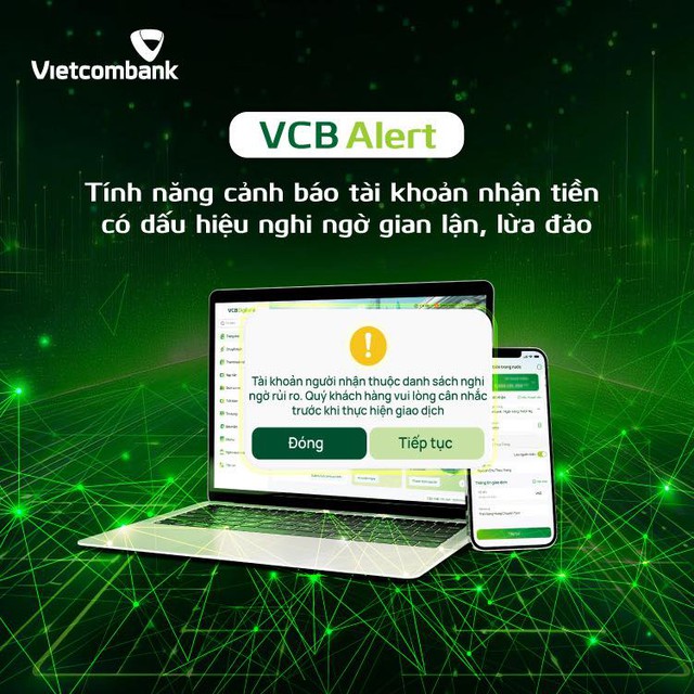 Vietcombank vừa mở rộng thêm tính năng đặc biệt, người dùng khen "nức nở" vì giúp tránh được tài khoản lừa đảo - Ảnh 1.