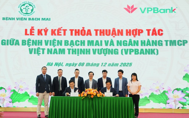 VPBank và Bệnh viện Bạch Mai tăng cường hợp tác chiến lược, chung tay nâng cao chất lượng y tế và an sinh xã hội - Ảnh 1.