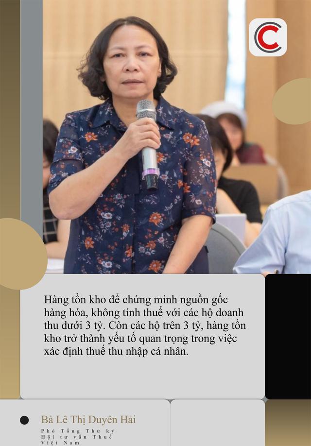 Chuyên gia Thuế: Hàng tồn kho không tính thuế với hộ có doanh thu dưới 3 tỷ đồng, nhưng hộ vượt ngưỡng cần đặc biệt lưu ý - Ảnh 1.