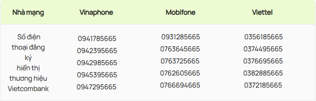 Khách hàng Vietcombank, BIDV, VietinBank, VPBank, BVBank,... lưu ý: Những số điện thoại sau là chính chủ ngân hàng, không phải lừa đảo - Ảnh 1.