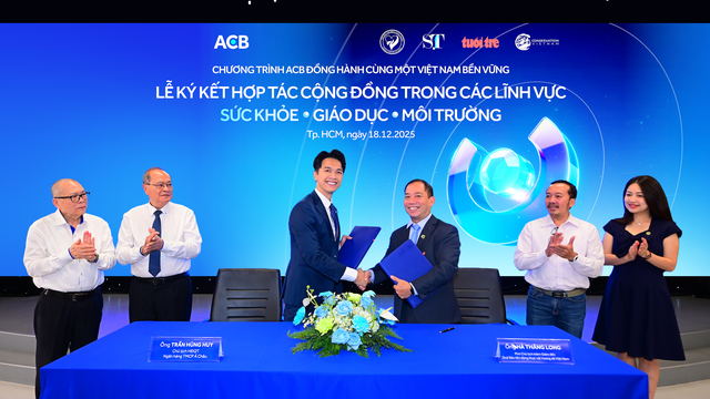 ACB công bố mô hình phát triển bền vững theo hướng tạo giá trị chung cho cộng đồng Việt Nam - Ảnh 1.