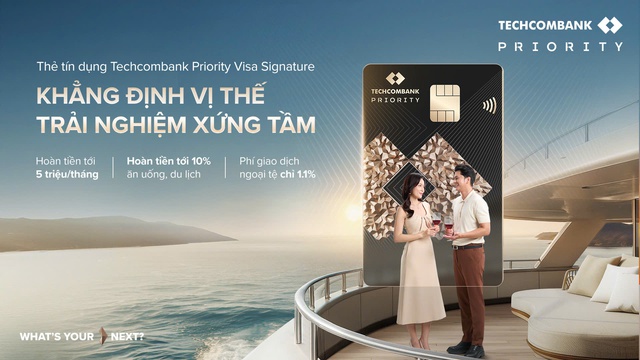 Techcombank Priority Visa Signature: Biểu tượng quyền lực - Mở khóa chuẩn sống đỉnh cao - Ảnh 1.