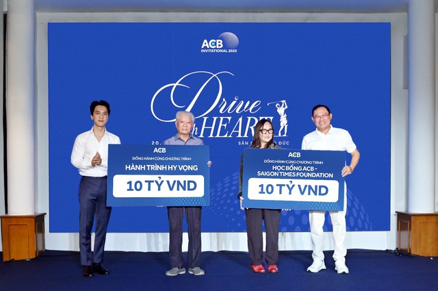 ACB tổ chức giải golf "Drive with Heart 2025", lan tỏa tinh thần chung tay vì cộng đồng - Ảnh 1.