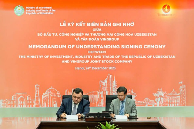 VINGROUP CÔNG BỐ HỢP TÁC CHIẾN LƯỢC VỚI CHÍNH PHỦ UZBEKISTAN, MỞ RA CƠ HỘI ĐẦU TƯ QUY MÔ LỚN TẠI TRUNG Á - Ảnh 1.