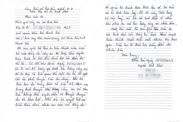 Bắt gặp bà cụ cầm tập tiền mệnh giá 500 nghìn đồng đứng trước ngân hàng Agribank: Công an liền mời làm việc, chặn đứng vụ lừa đảo tinh vi - Ảnh 1.