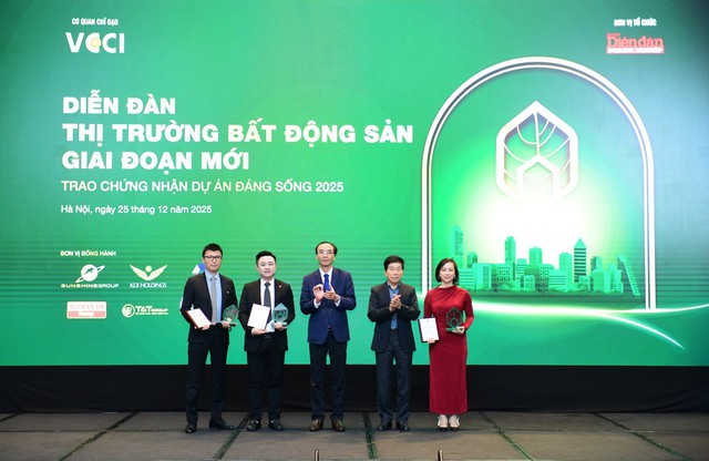 Hai dự án dòng Noble Crystal của Sunshine Group được vinh danh tại chương trình "Dự án đáng sống" 2025- Ảnh 1.