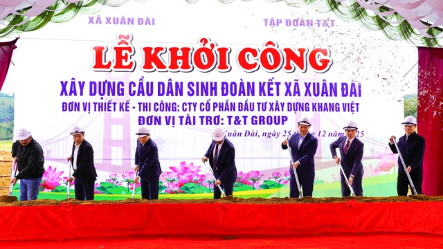 T&T Group tài trợ 5 tỷ đồng xây dựng cầu dân sinh Đoàn kết tại Phú Thọ - Ảnh 2.