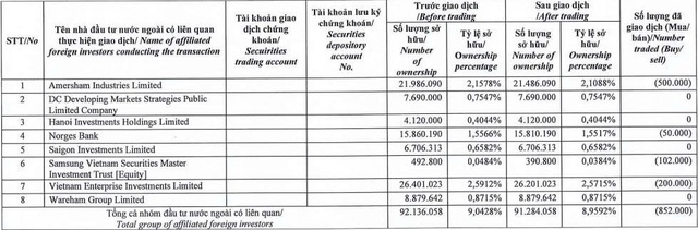 Nhóm quỹ ngoại giảm sở hữu tại Tập đoàn Đất Xanh xuống dưới 9% - Ảnh 1.