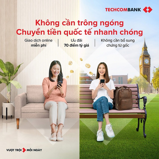 Techcombank ưu đãi lớn cho khách hàng chuyển tiền Quốc tế nhân dịp năm mới- Ảnh 2.