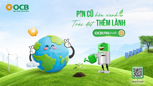 OCB triển khai chương trình thu pin cũ - đổi quà xanh- Ảnh 1. OCB triển khai chương trình thu pin cũ - đổi quà xanh- Ảnh 1.
