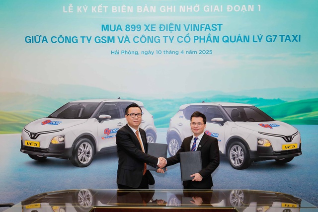 Liên minh taxi lớn nhất Hà Nội chốt đơn mua gần 900 ô tô điện VinFast- Ảnh 1.