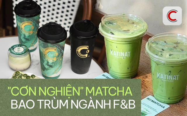 "Cơn nghiện" matcha bao trùm ngành F&B: Người mở xe đẩy thu 20 triệu/ngày, người tăng tốc nghiên cứu matcha Việt Nam, "ông lớn" Katinat và Cheese Coffee đua nhau ra mắt đồ uống mới- Ảnh 1. "Cơn nghiện" matcha bao trùm ngành F&B: Người mở xe đẩy thu 20 triệu/ngày, người tăng tốc nghiên cứu matcha Việt Nam, "ông lớn" Katinat và Cheese Coffee đua nhau ra mắt đồ uống mới- Ảnh 1.