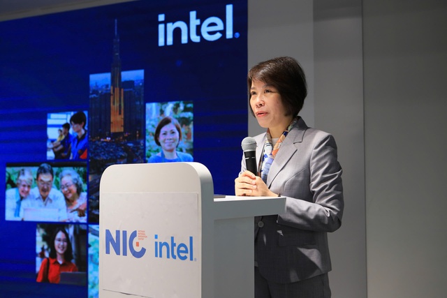 Thứ trưởng Bộ Tài chính Nguyễn Thị Bích Ngọc phát biểu tại sự kiện. Nguồn: NIC