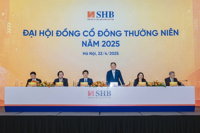 ĐHĐCĐ SHB: Bứt phá vươn tầm trong kỷ nguyên mới, kế hoạch lợi nhuận tăng 25%, cổ đông tin tưởng đồng hành- Ảnh 1. ĐHĐCĐ SHB: Bứt phá vươn tầm trong kỷ nguyên mới, kế hoạch lợi nhuận tăng 25%, cổ đông tin tưởng đồng hành- Ảnh 1.