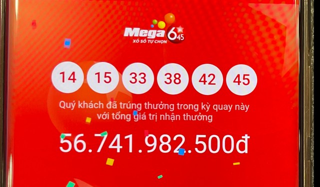 Chơi không quá 50.000 đồng/lần, người đàn ông Hà Nội trúng Vietlott hơn 56 tỷ đồng- Ảnh 2.