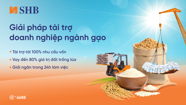 SHB ra mắt giải pháp tài trợ linh hoạt cho ngành gạo, đồng hành cùng Chính phủ phát triển nông nghiệp bền vững- Ảnh 1.