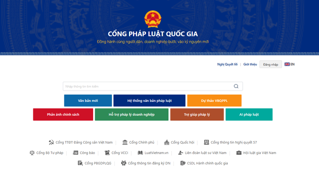 Chính thức khai trương Cổng Pháp luật quốc gia - Ảnh 2.