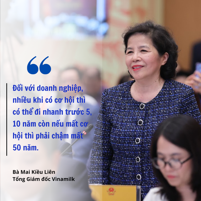 Bà Mai Kiều Liên: Với doanh nghiệp, mất cơ hội là chậm cả 50 năm- Ảnh 1. Bà Mai Kiều Liên: Với doanh nghiệp, mất cơ hội là chậm cả 50 năm- Ảnh 1.