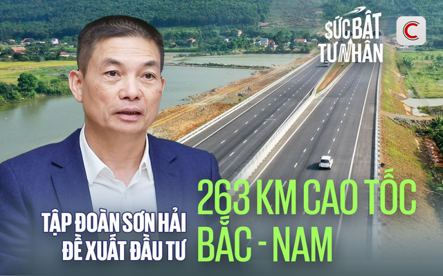 Tập đoàn Sơn Hải đề xuất đầu tư 263 km cao tốc Bắc - Nam: Dùng 100% vốn tư nhân, cam kết bảo hành 10 năm - Ảnh 1.