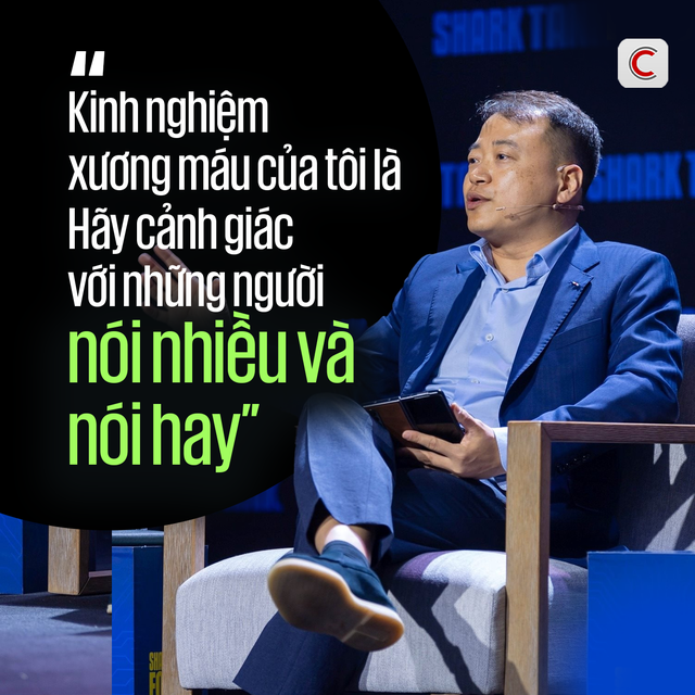 Shark Bình: "Kinh nghiệm xương máu của tôi là hãy cảnh giác với những người nói nhiều và nói hay" - Ảnh 1.