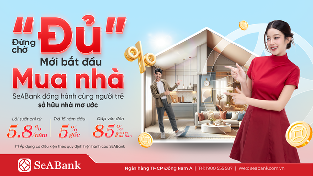 Lãi suất chỉ 5,8%/năm, “thời điểm vàng” mua nhà năm 2025 người trẻ không thể bỏ lỡ - Ảnh 1.