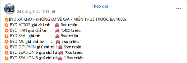 Loạt xe BYD giảm giá mạnh tại Việt Nam, có mẫu 'sale-off' gần 200 triệu - Ảnh 3.