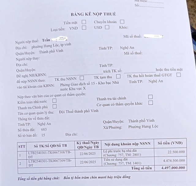 Chuyển 300m2 đất vườn sang đất ở, người dân "sốc" khi phải đóng thuế gần 4,5 tỷ đồng- Ảnh 2.