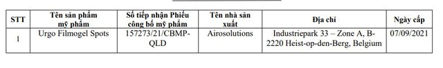 Danh sách 35 loại mỹ phẩm vừa bị Cục Quản lý dược thu hồi - Ảnh 2.