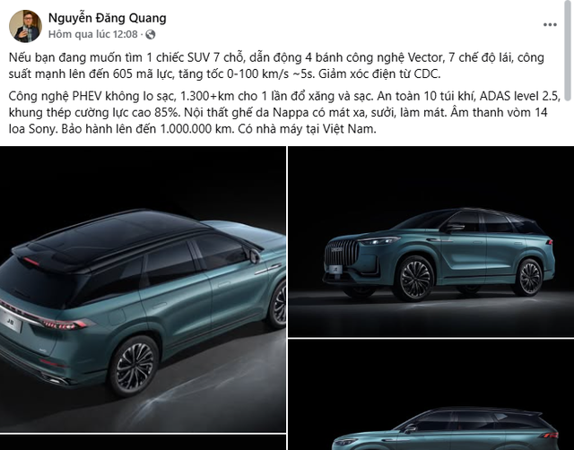 Hãng xe xây nhà máy 20.000 tỷ tại Việt Nam hé lộ mẫu SUV hybrid mới: ngang cỡ Hyundai Santa Fe, đi một mạch từ Hà Nội đến Nha Trang mới cần đổ xăng - Ảnh 1.
