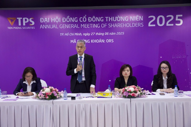 ĐHCĐ Chứng khoán Tiên Phong: Hướng đến tăng trưởng bền vững và nâng cao năng lực cạnh tranh - Ảnh 1.