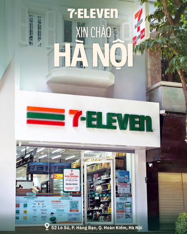 7-Eleven chính thức ấn định ngày “chào sân” Hà Nội, Circle K có thêm “đối thủ” mới? - Ảnh 1.