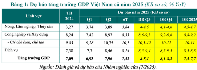 Bức tranh kinh tế Việt Nam 6 tháng đầu năm và dự báo cả năm 2025 - Ảnh 3.