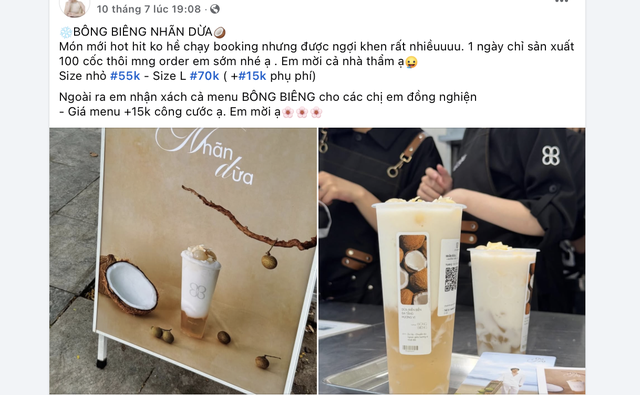 Một thương hiệu trà sữa giới hạn chỉ bán 100 ly nhãn dừa mỗi ngày, khách hàng cho rằng đang "tạo hiệu ứng khan hiếm"?- Ảnh 3. Một thương hiệu trà sữa giới hạn chỉ bán 100 ly nhãn dừa mỗi ngày, khách hàng cho rằng đang "tạo hiệu ứng khan hiếm"?- Ảnh 3.