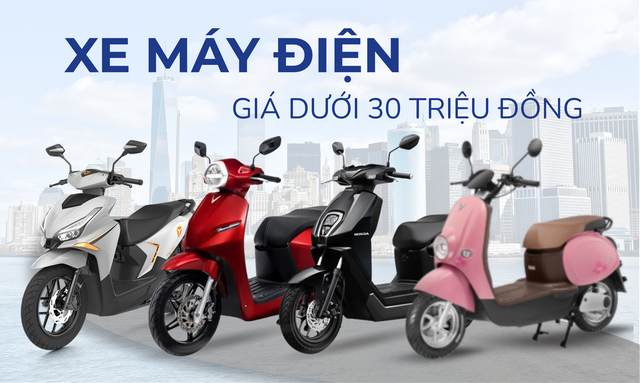 Hà Nội sắp cấm xe máy xăng trong Vành đai 1 từ ngày 1/7/2026: dưới 30 triệu đồng khách Việt có thể mua những mẫu xe nào? - Ảnh 1.