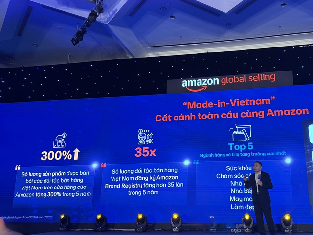 Amazon và Bộ Công Thương hợp tác ba năm hỗ trợ doanh nghiệp Việt xuất khẩu qua thương mại điện tử- Ảnh 1. Amazon và Bộ Công Thương hợp tác ba năm hỗ trợ doanh nghiệp Việt xuất khẩu qua thương mại điện tử- Ảnh 1.