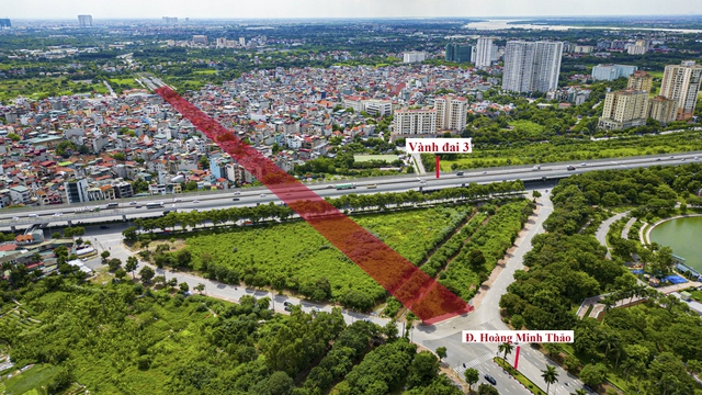 Người dân phía Tây Hà Nội đón tin vui: Đại lộ rộng 10 làn xe sắp hoàn thành, “mở lối” từ siêu đô thị của tỷ phú Phạm Nhật Vượng đến thẳng khu nhà giàu Ciputra - Ảnh 2.