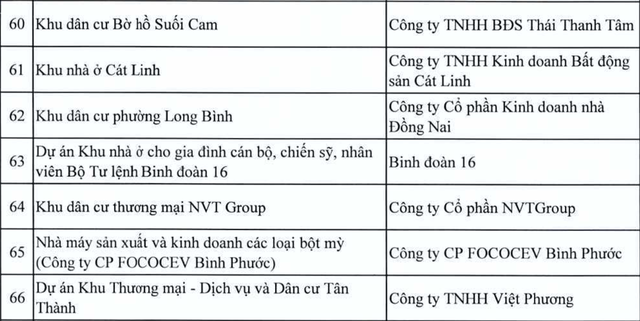 Danh sách các dự án bất động sản tại Đồng Nai vào diện thanh tra - Ảnh 11.