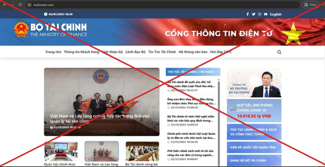 Cảnh báo giả mạo Bộ Tài chính để lừa đảo - Ảnh 1.