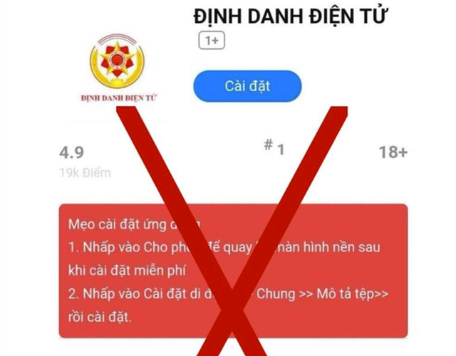 Cảnh báo thủ đoạn lừa đảo cài ứng dụng VNeID giả mạo- Ảnh 1. Cảnh báo thủ đoạn lừa đảo cài ứng dụng VNeID giả mạo- Ảnh 1.