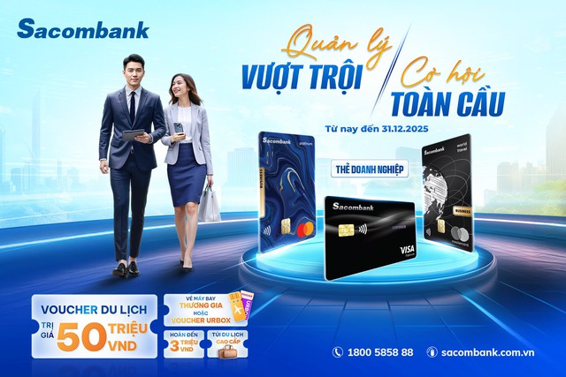 Sacombank đồng hành cùng doanh nghiệp dẫn đầu xu thế thanh toán không tiền mặt - Ảnh 1.