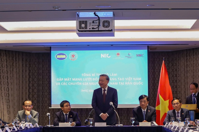 Tổng Bí thư: Mạng lưới Đổi mới sáng tạo Việt Nam tại Hàn Quốc sẽ là cầu nối đưa tinh hoa, tiến bộ của thế giới về với Việt Nam - Ảnh 1.
