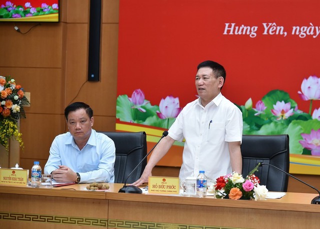 Phó Thủ tướng Hồ Đức Phớc giao nhiệm vụ cho tỉnh Hưng Yên- Ảnh 1. Phó Thủ tướng Hồ Đức Phớc giao nhiệm vụ cho tỉnh Hưng Yên- Ảnh 1.