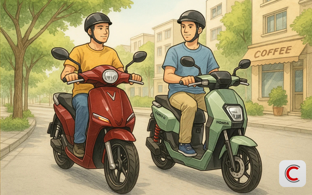 Cầm 30 triệu đi mua xe máy điện, nên chọn VinFast Feliz S hay Honda ICON:e? - Ảnh 1.