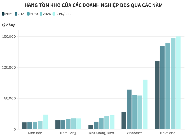 Novaland, Vinhomes, Kinh Bắc… và gánh nặng hàng tồn kho kỷ lục- Ảnh 1.
