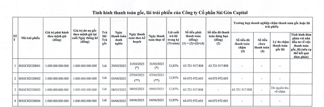 Dư nợ trái phiếu của Sài Gòn Capital bao nhiêu? - Ảnh 1.